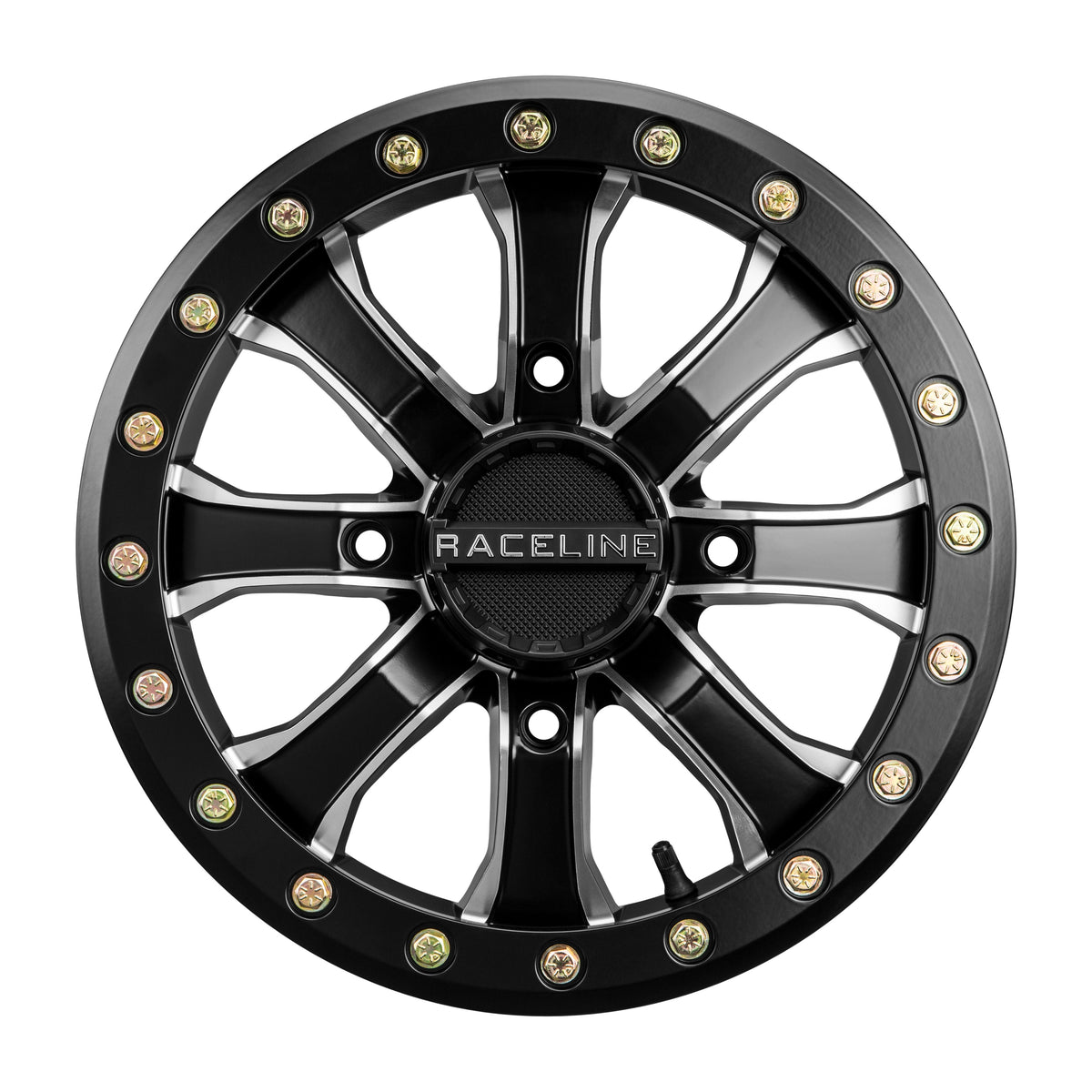 MAMBA BDLK WHEEL 15X6 4/156 5+1 (+40MM) BLK/MACHINED - 570-1599-1