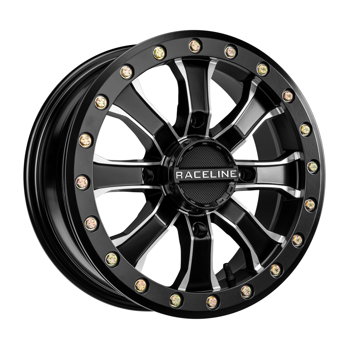 MAMBA BDLK WHEEL 15X6 4/156 5+1 (+40MM) BLK/MACHINED - 570-1599