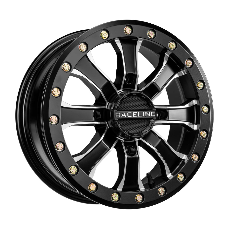 MAMBA BDLK WHEEL 15X6 4/156 5+1 (+40MM) BLK/MACHINED - 570-1599