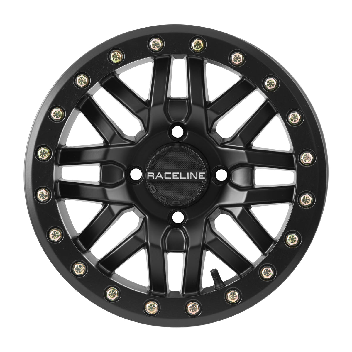 RYNO BDLK WHEEL 14X7 4/156 5+2 (+10MM) BLACK - 570-1602-1