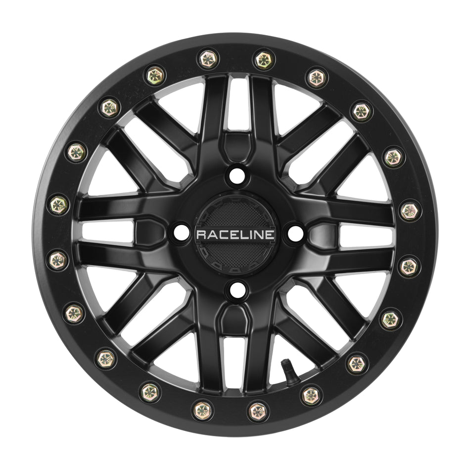 RYNO BDLK WHEEL 14X7 4/156 5+2 (+10MM) BLACK - 570-1602-1