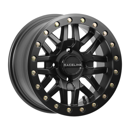 RYNO BDLK WHEEL 14X7 4/156 5+2 (+10MM) BLACK - 570-1602