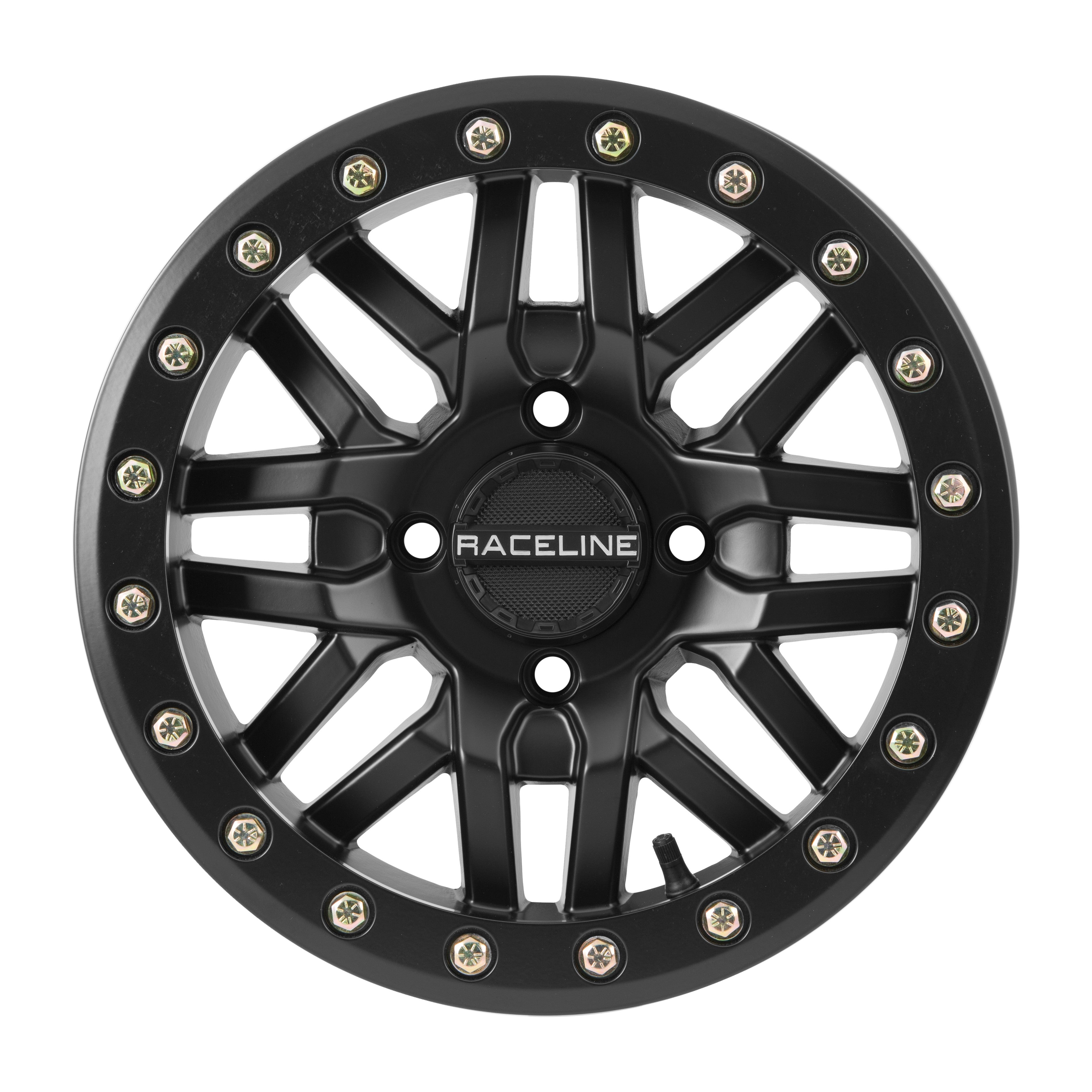 RYNO BDLK WHEEL 15X7 4/156 5+2 (+10MM) BLACK - 570-1605-1