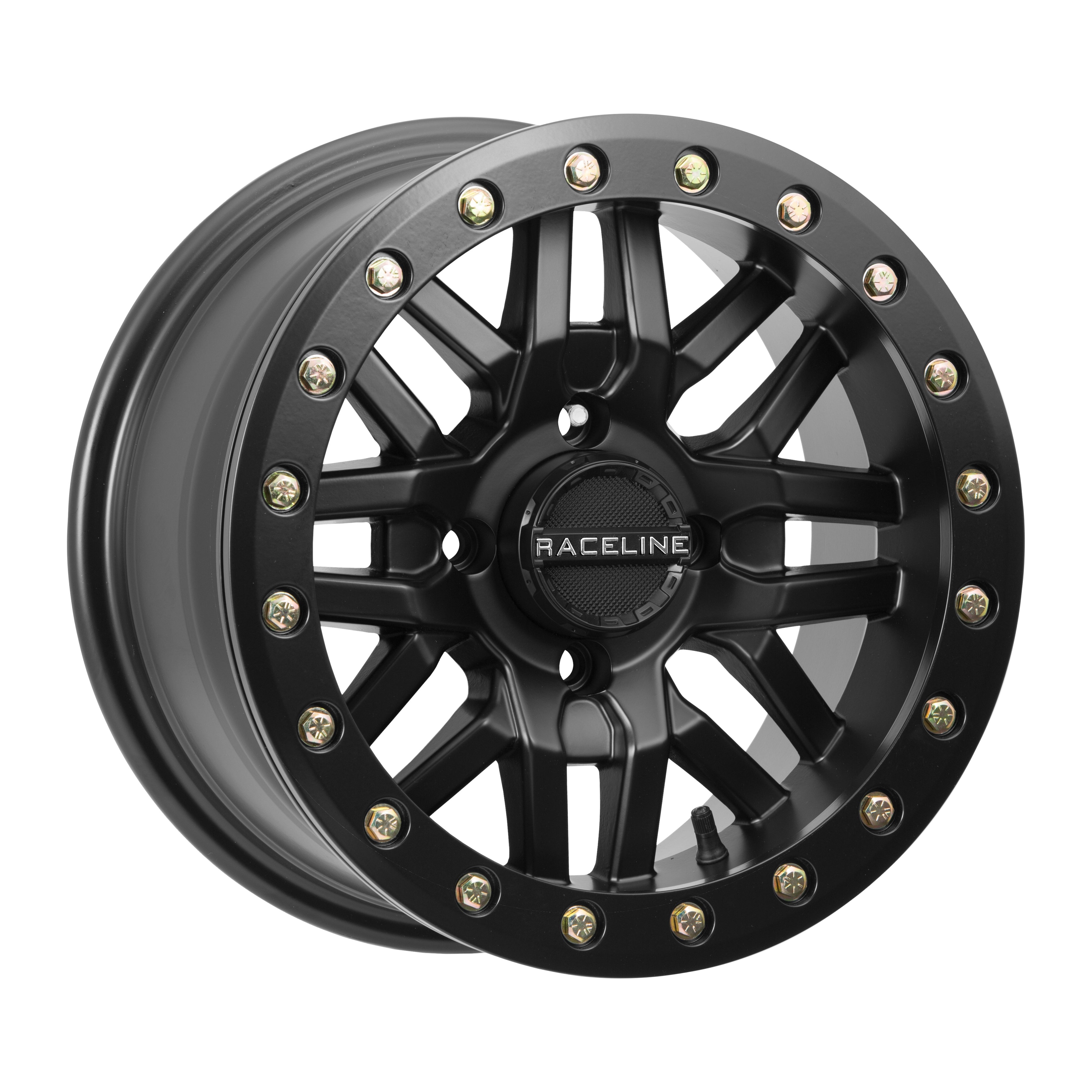 RYNO BDLK WHEEL 15X7 4/156 5+2 (+10MM) BLACK - 570-1605