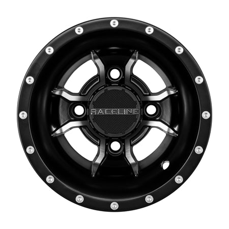 MAMBA SPORT WHEEL 9X8 4/115 3+5 BLK/MACHINED - 570-1641-1