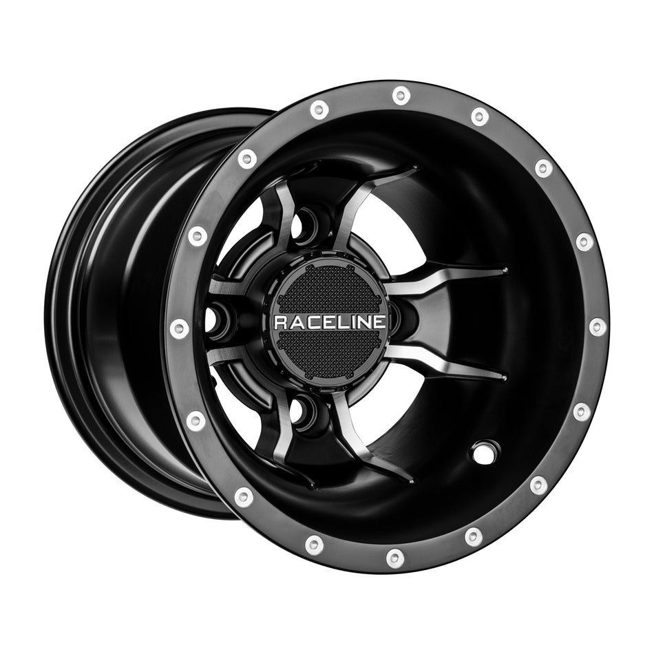 MAMBA SPORT WHEEL 9X8 4/115 3+5 BLK/MACHINED - 570-1641