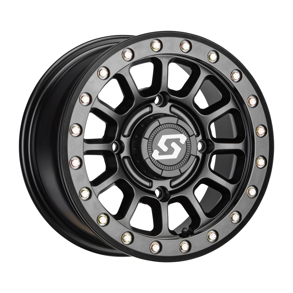 SANO BDLK WHEEL 15X6 4/156 5+1 (+40MM) BLACK - 570-2023