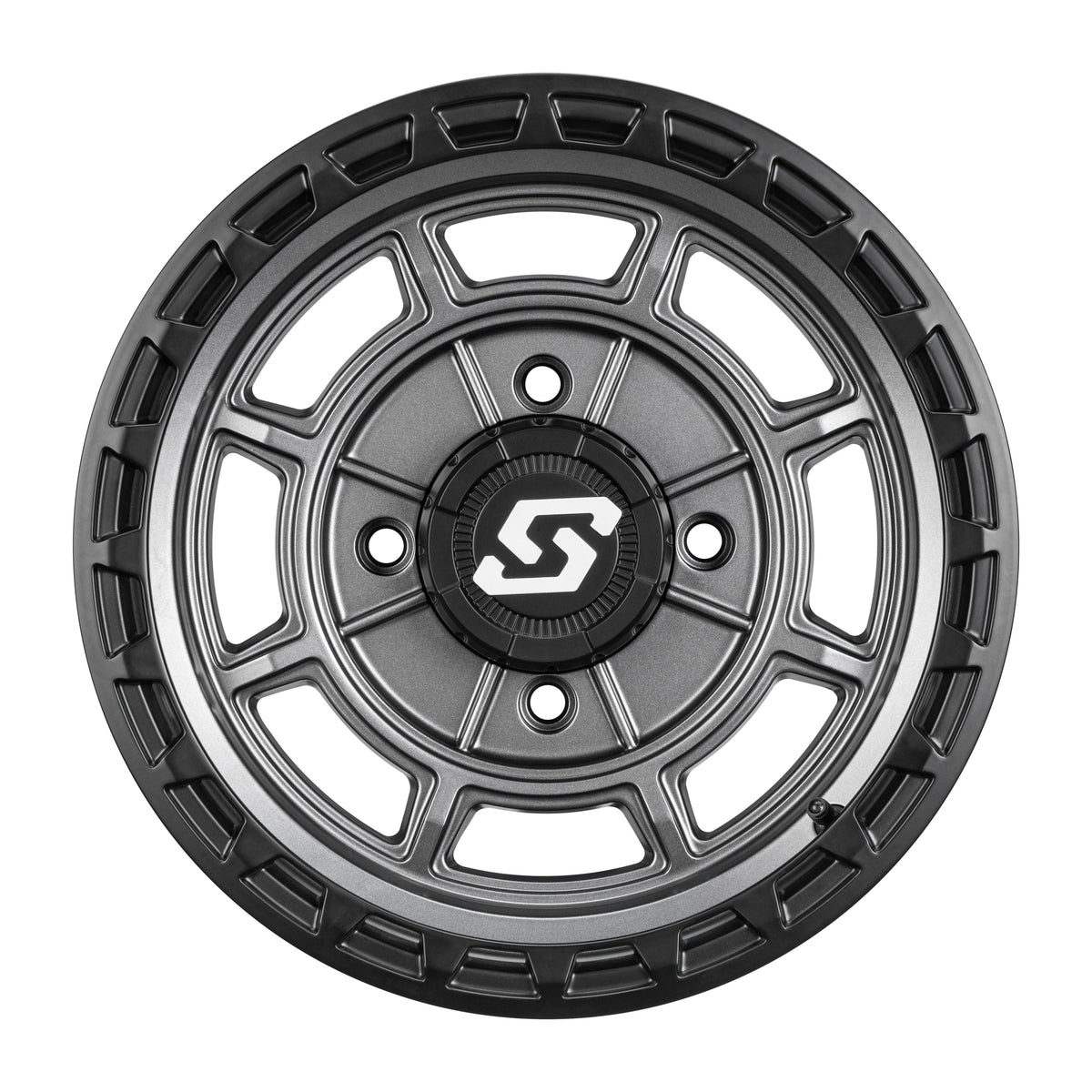 RIFT WHEEL 14X7 4/137 5+2 (+10MM) CARBON GREY - 570-2034-1