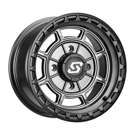 RIFT WHEEL 14X7 4/137 5+2 (+10MM) CARBON GREY - 570-2034