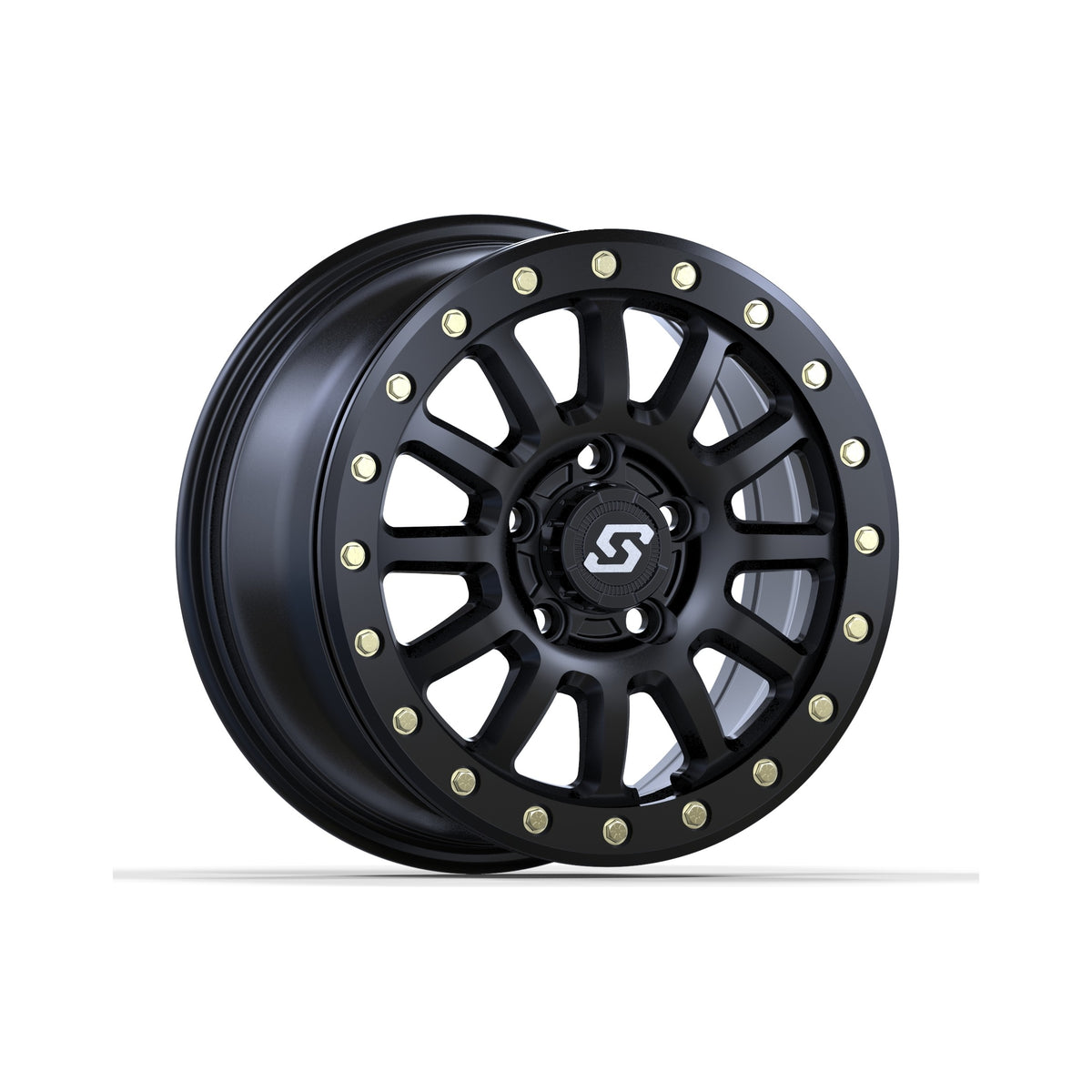 SANO BDLK WHEEL 15X7 5/4.5 6+1 (+50MM) BLACK - 570-2045-1