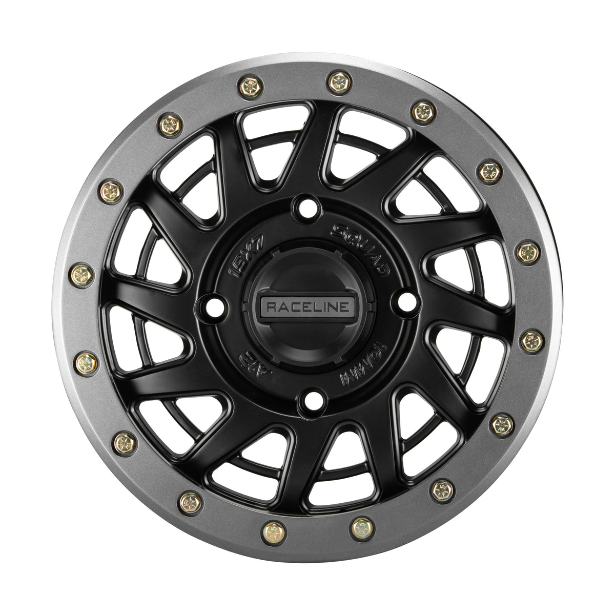 SQUAD BDLK WHEEL 15X7 4/137 5+2(+10MM) BLK/GUNMETAL - 570-2060-1