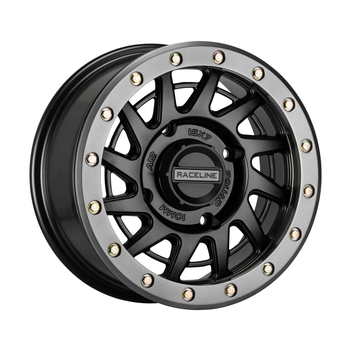 SQUAD BDLK WHEEL 15X7 4/156 5+2(+10MM) BLK/GUNMETAL - 570-2062