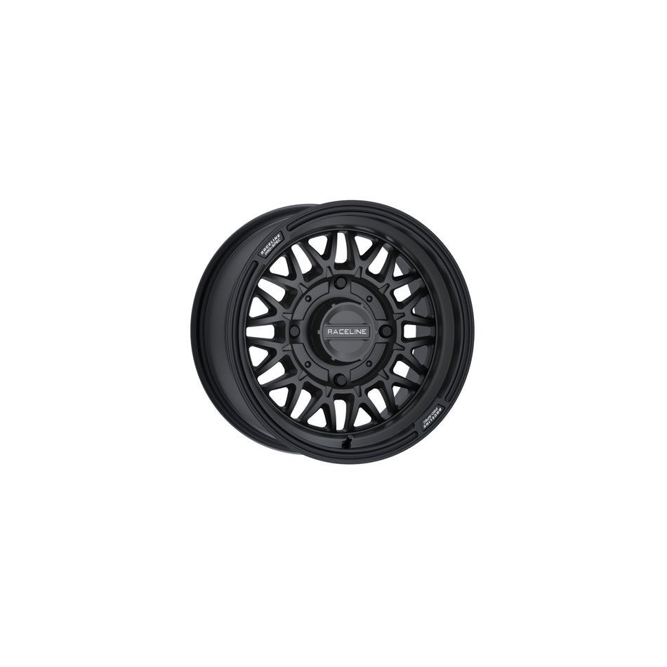 RACELINE OMEGA 14X7 4/156 5+2 (+10MM) SATIN BLACK - 570-2077