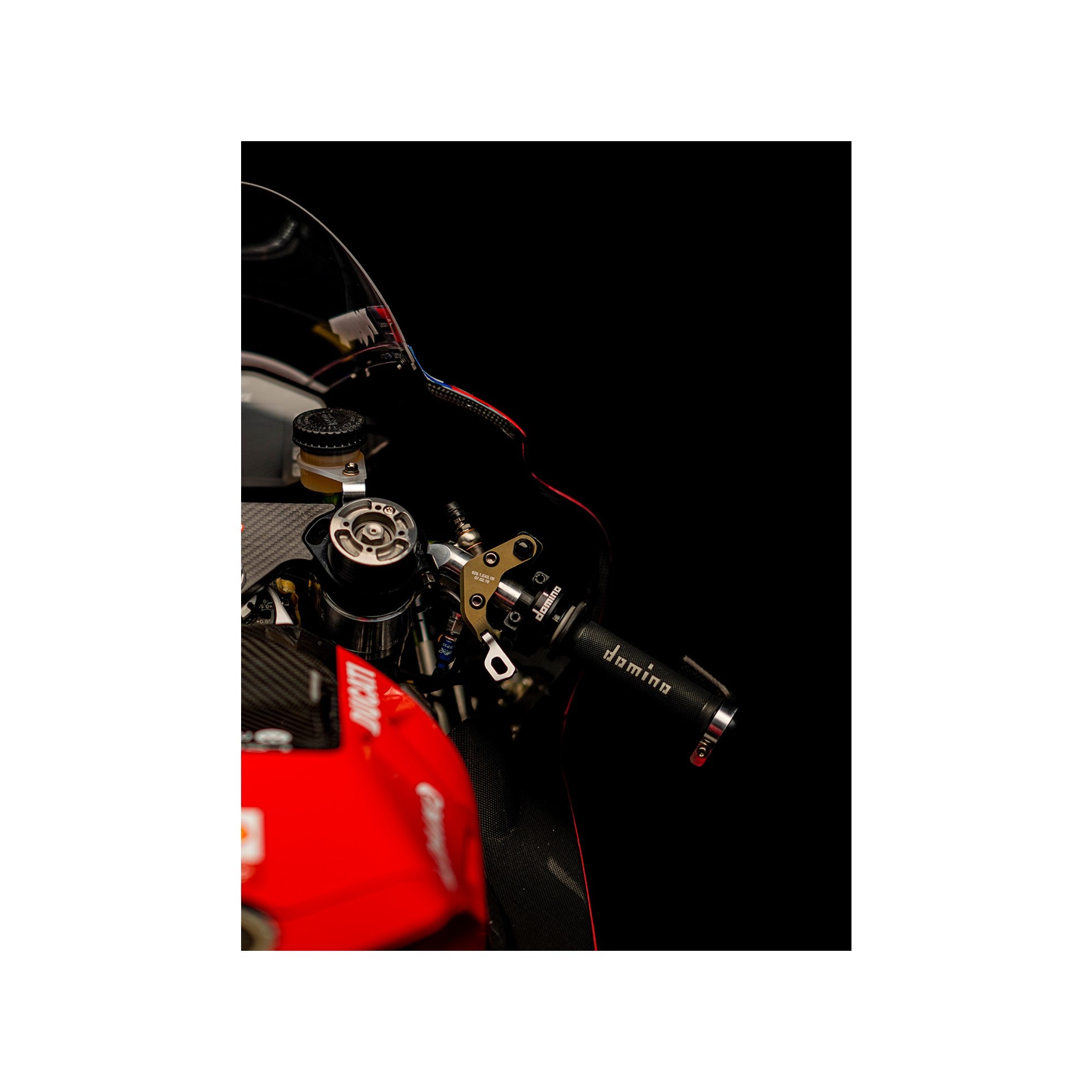 MOTOGP GRIPS BLACK/GREY PAIR - 58-2279-2