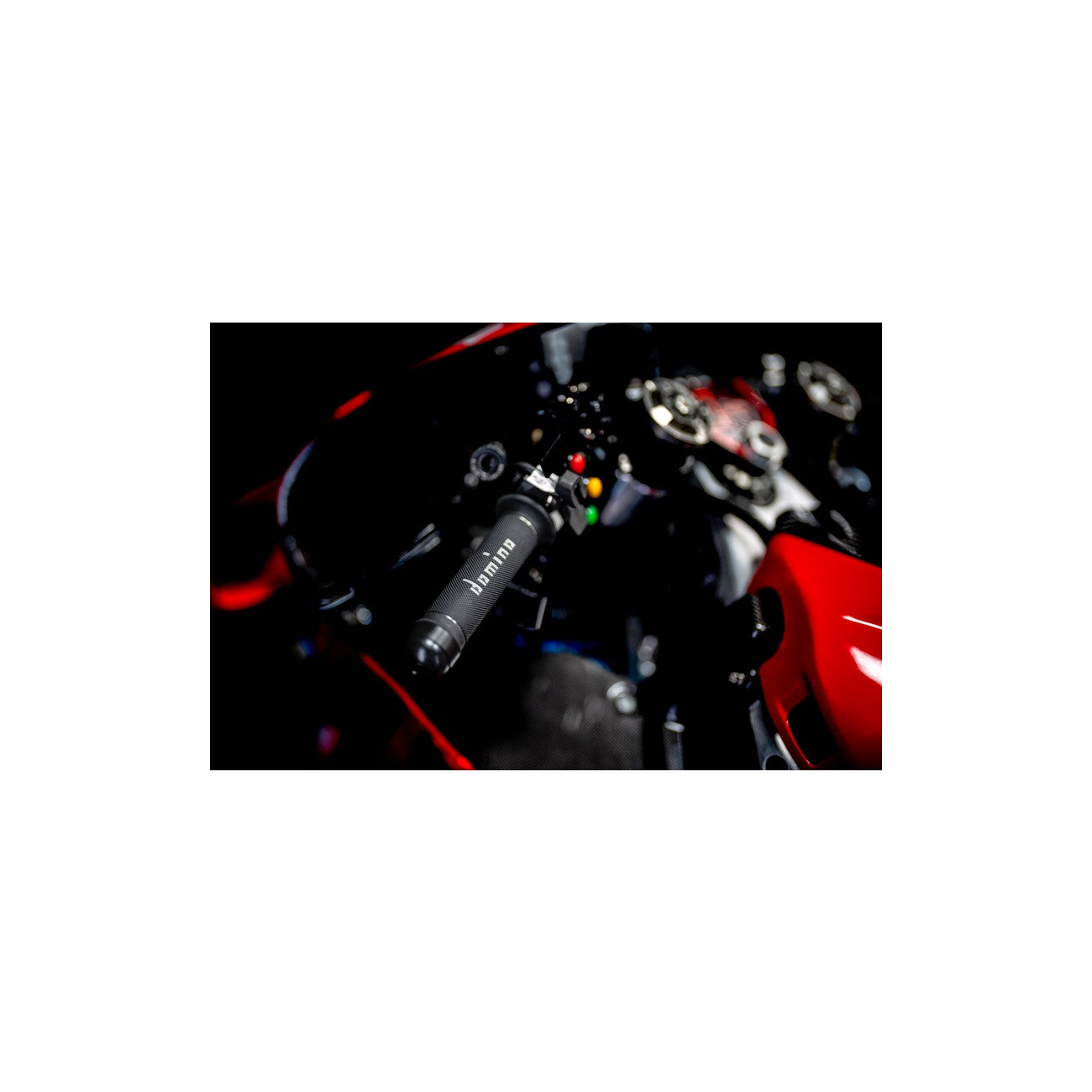 MOTOGP GRIPS BLACK/GREY PAIR - 58-2279