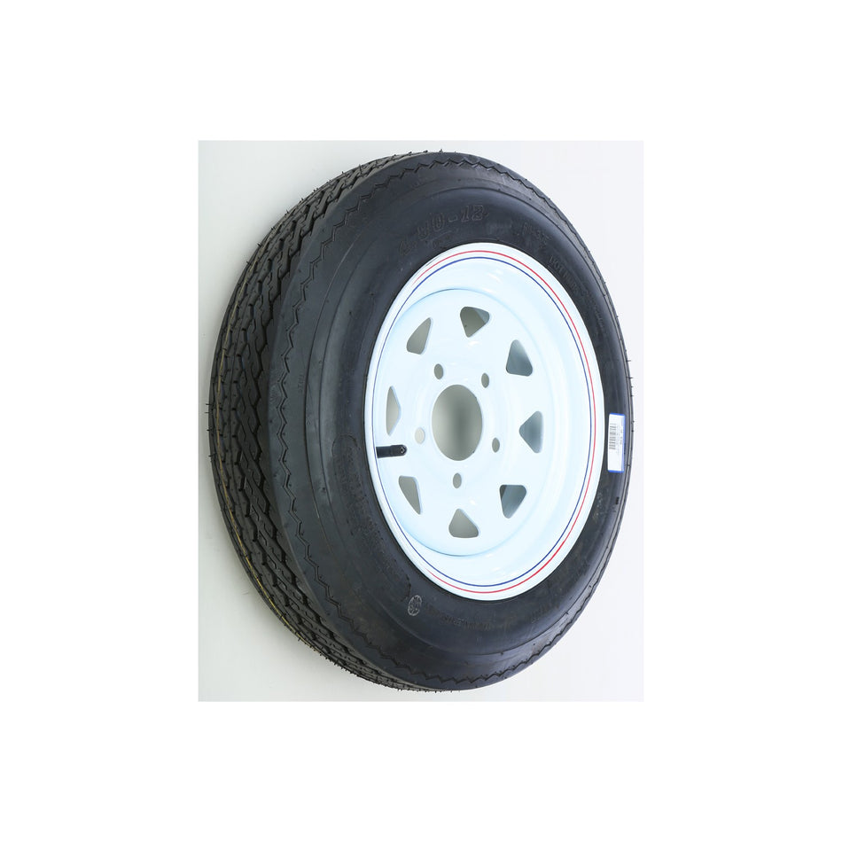TRAILER TIRE AND WHEEL ASSEMBLY WHITE - 58-8160