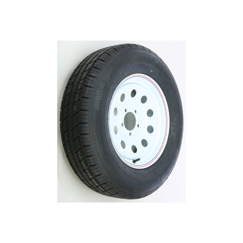 TRAILER TIRE AND WHEEL ASSEMBLY WHITE - 58-8174