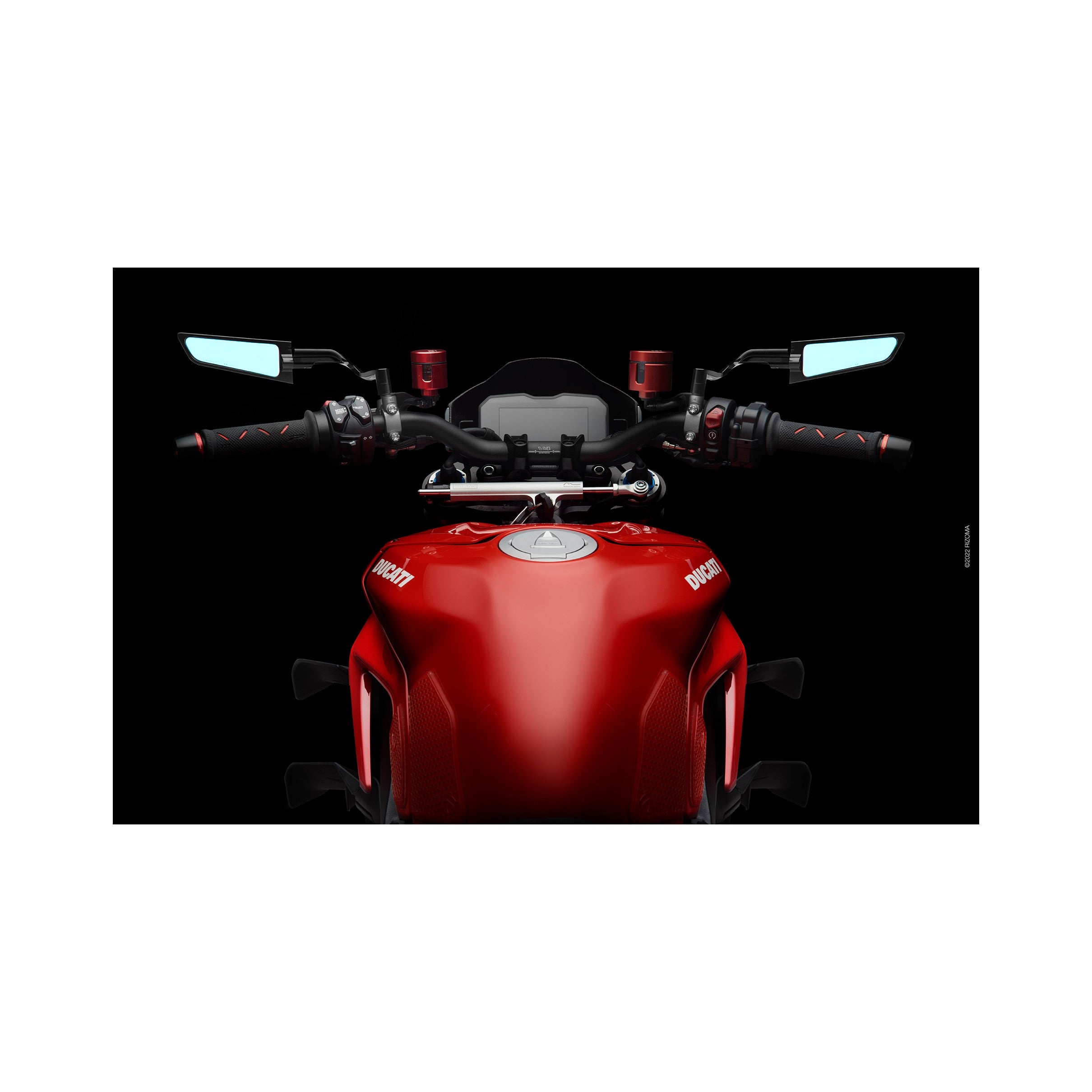 STEALTH NAKED MIRROR UNIVERSAL PAIR BLACK - 58-BSN010B-4