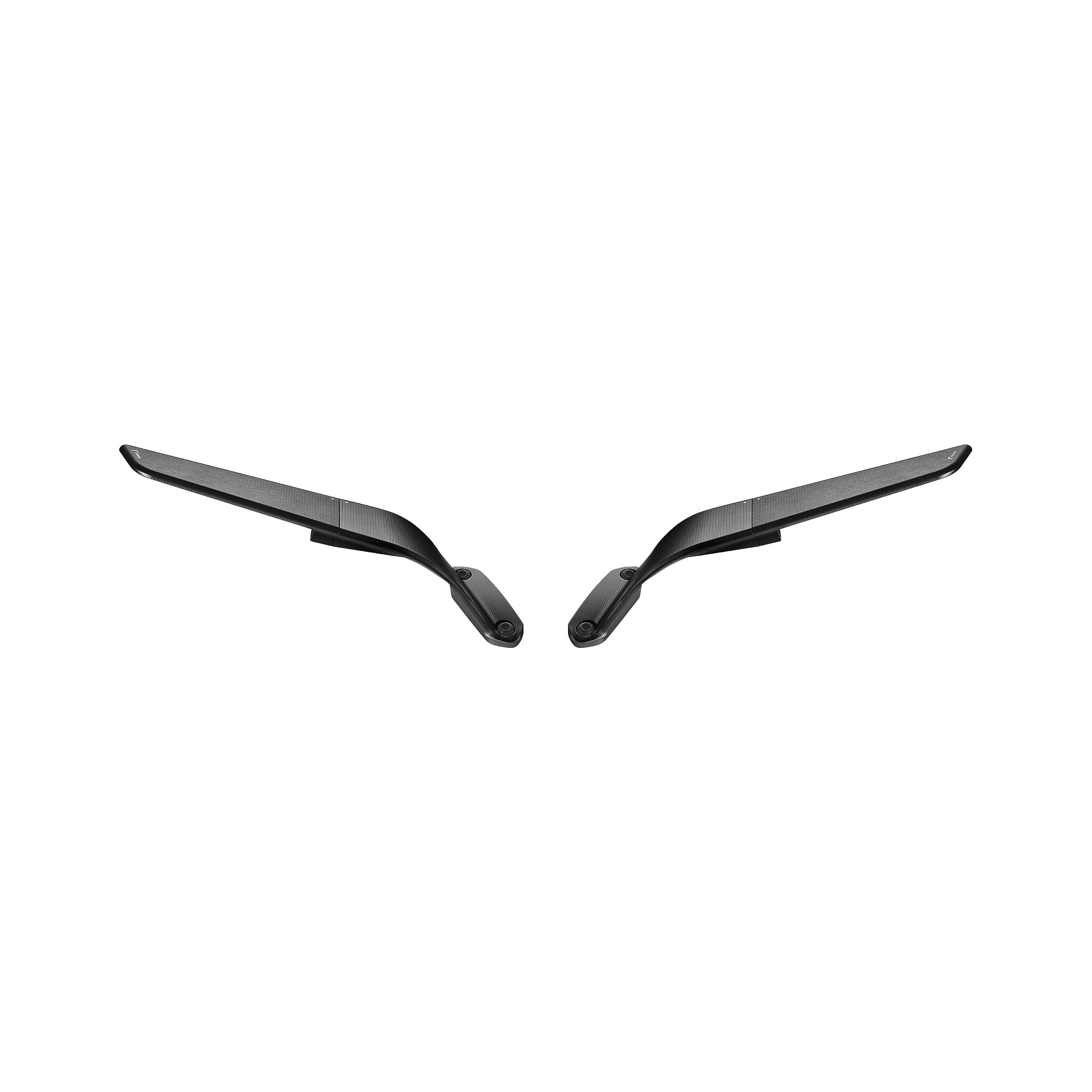 STEALTH SPORT MIRROR BLACK PAIR DUC - 58-BSS040B-2