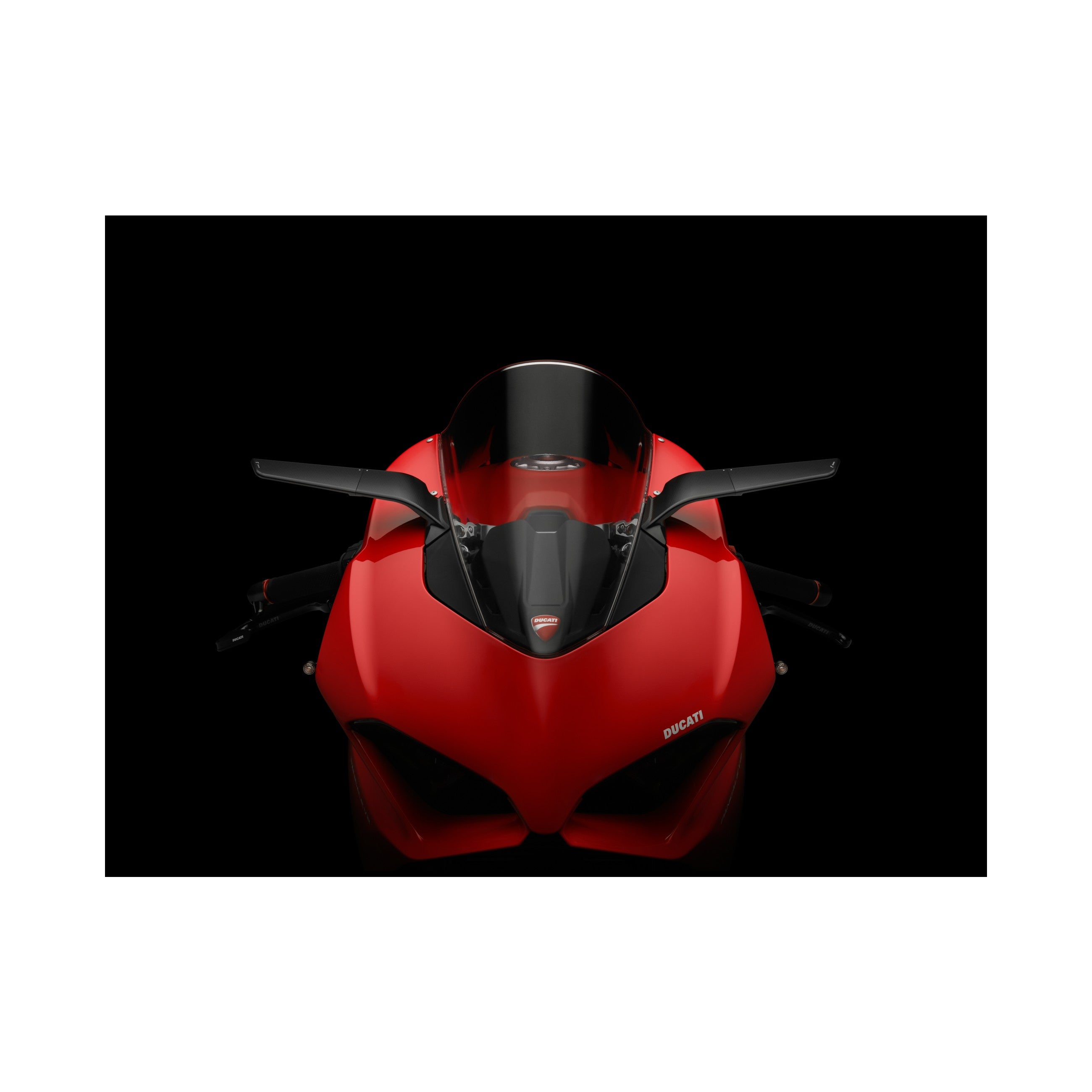 STEALTH SPORT MIRROR BLACK PAIR DUC - 58-BSS040B