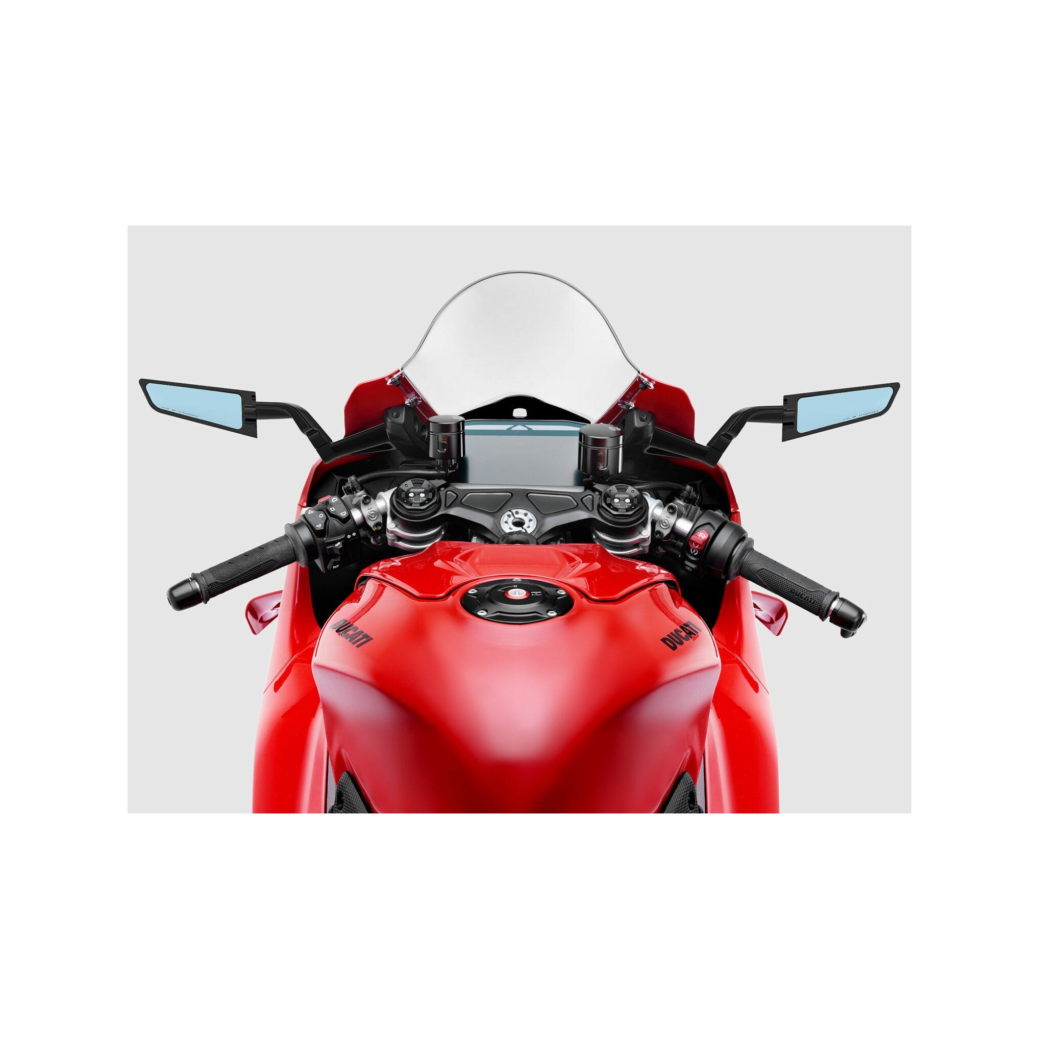 STEALTH SPORT MIRROR BLACK PAIR DUC - 58-BSS043B-1