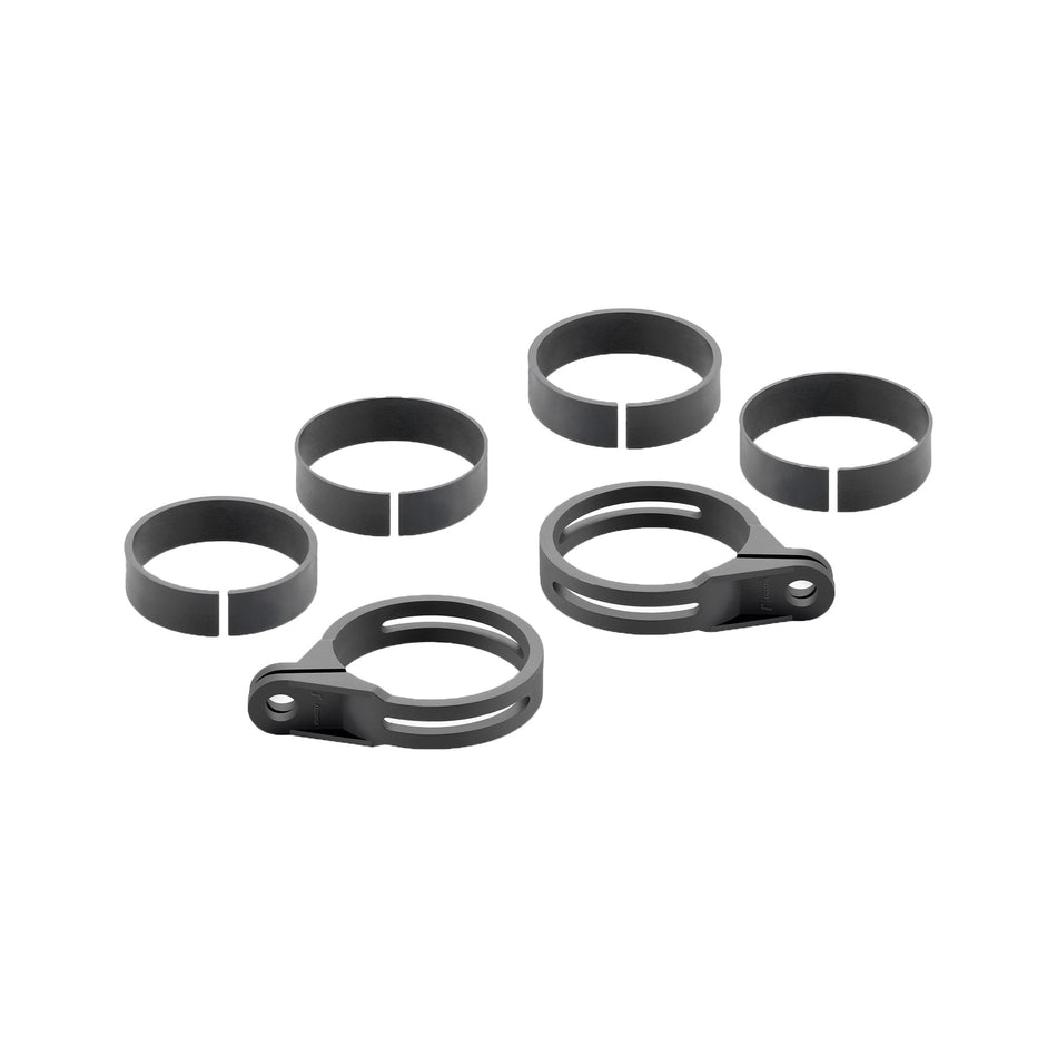 FRONT TURN SIGNAL FORK MOUNT KIT BLACK - 58-FR244B