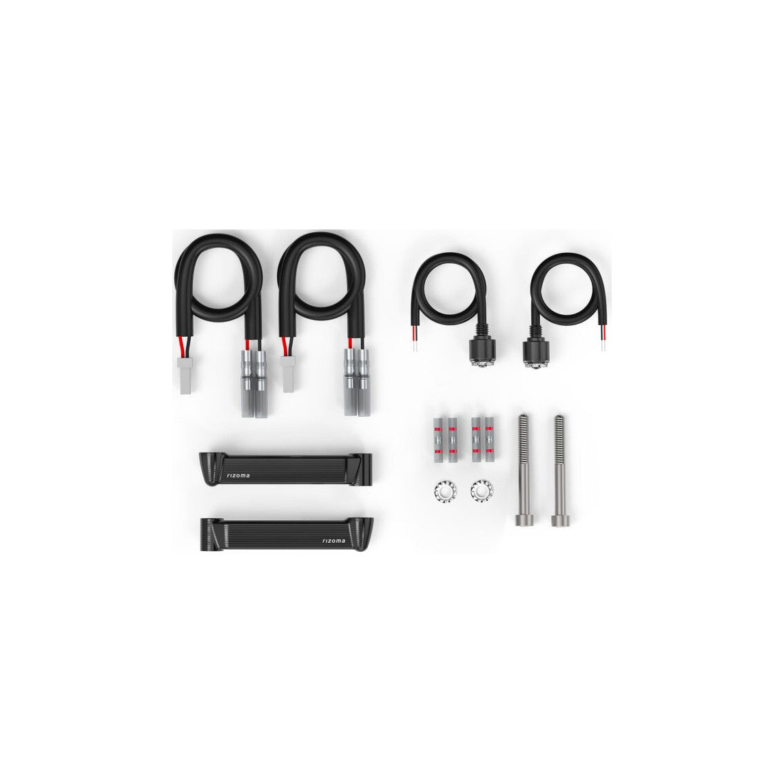 LIGHT UNIT TURN SIGNAL KIT W/MOUNT BLACK PR DUC - 58-FR853B