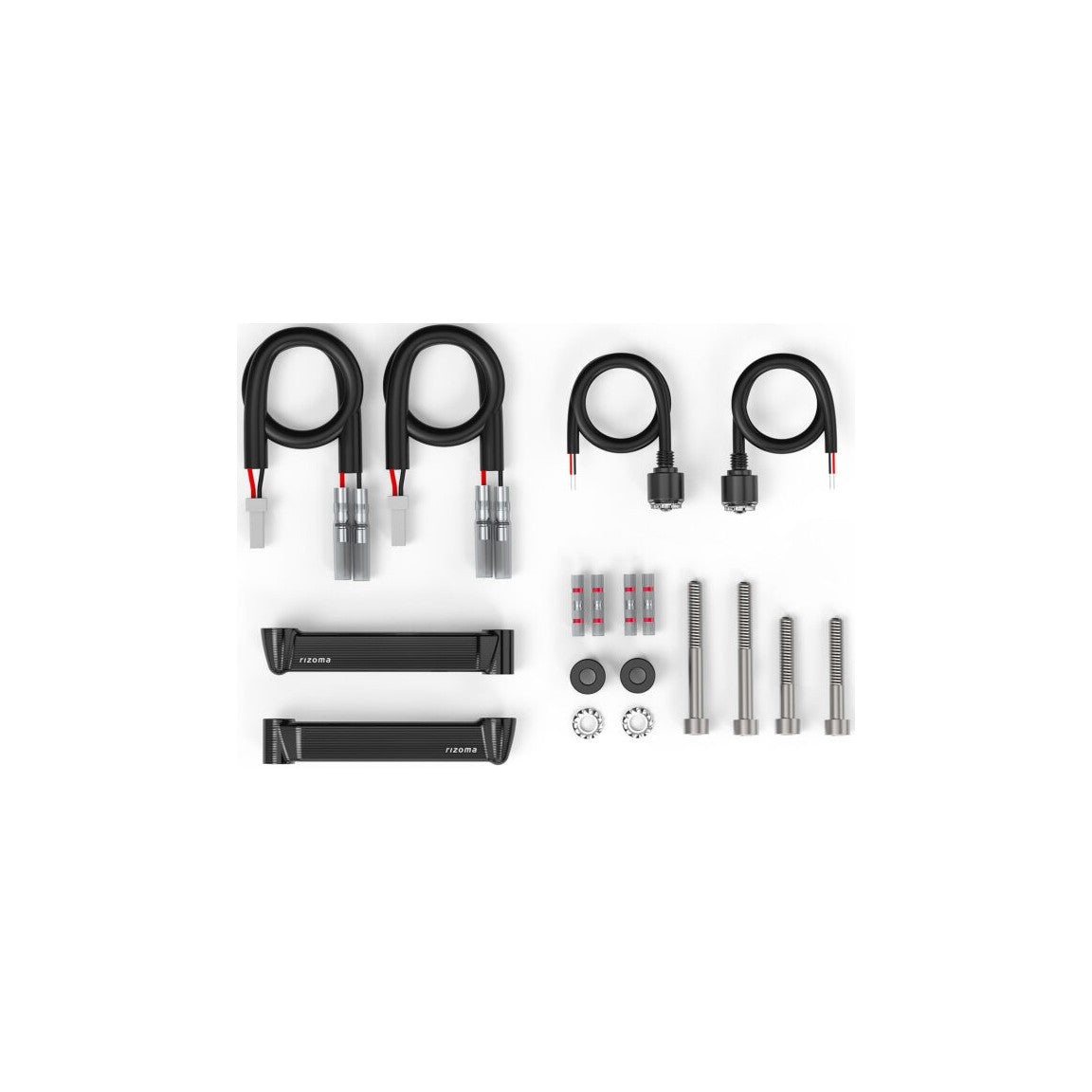 LIGHT UNIT TURN SIGNAL KIT W/MOUNT BLACK PR DUC - 58-FR854B-1