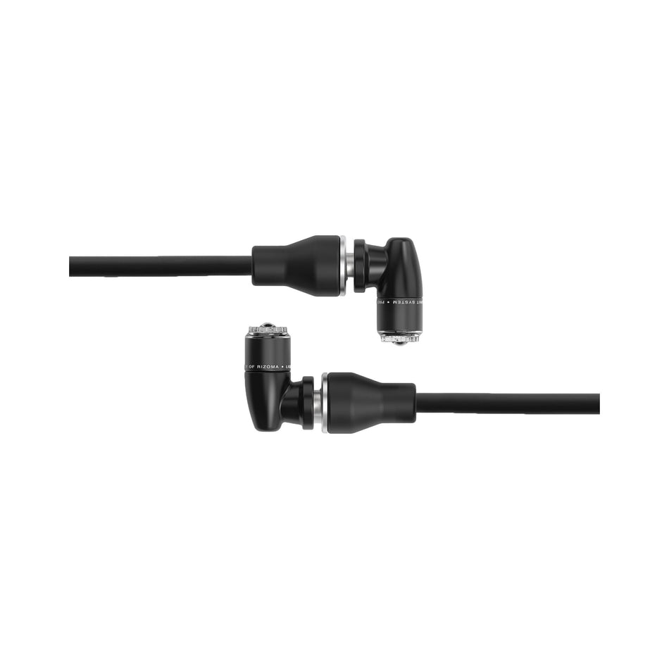 LIGHT UNIT TURN SIGNAL WITH HOLDER BLACK PAIR - 58-TS076BM