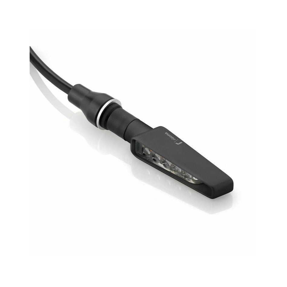 TURN SIGNAL VISION SEQUENTIAL BLACK PAIR - 58-TS130B