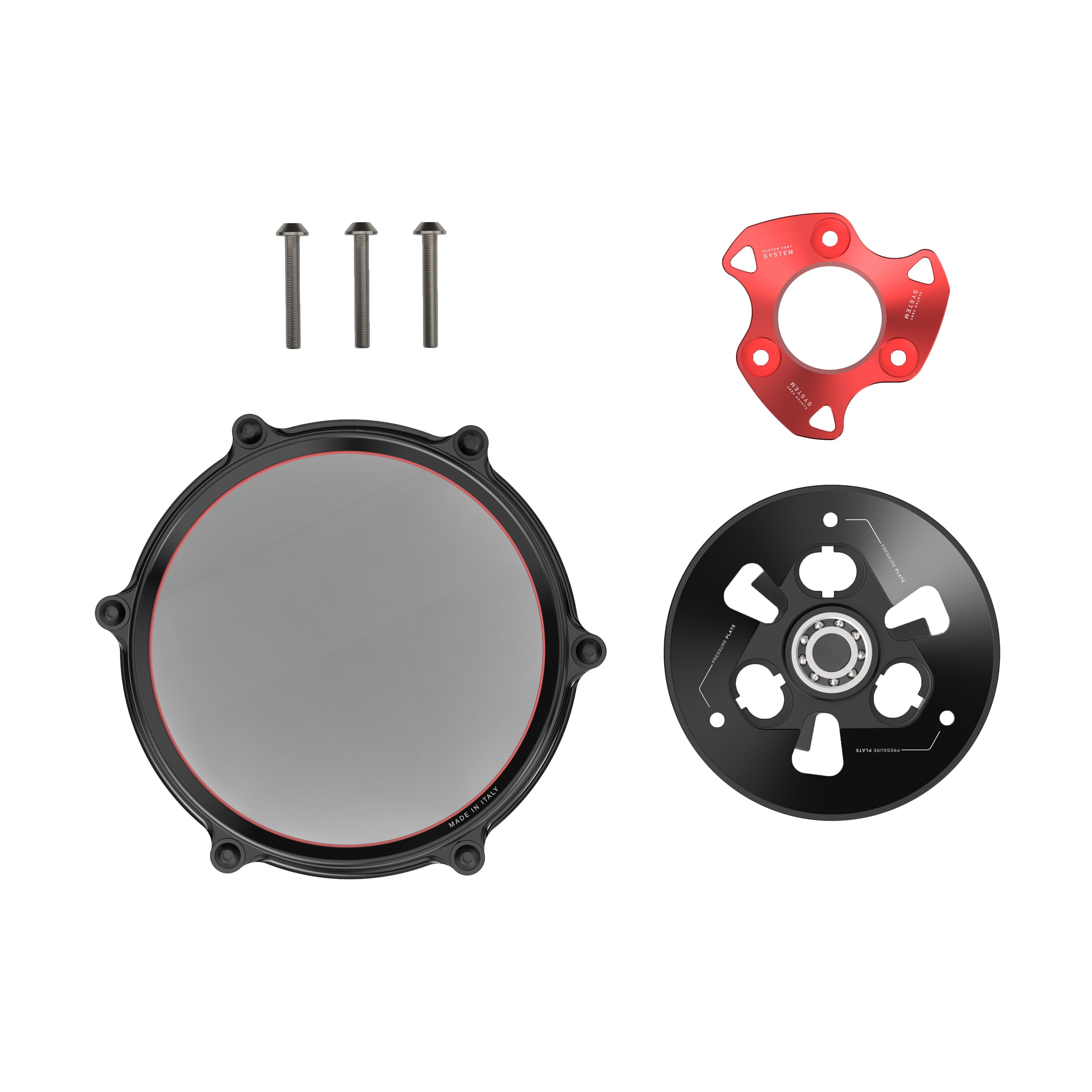 CLUTCH COVER RED DUC V4 - 58-ZDM181R-2