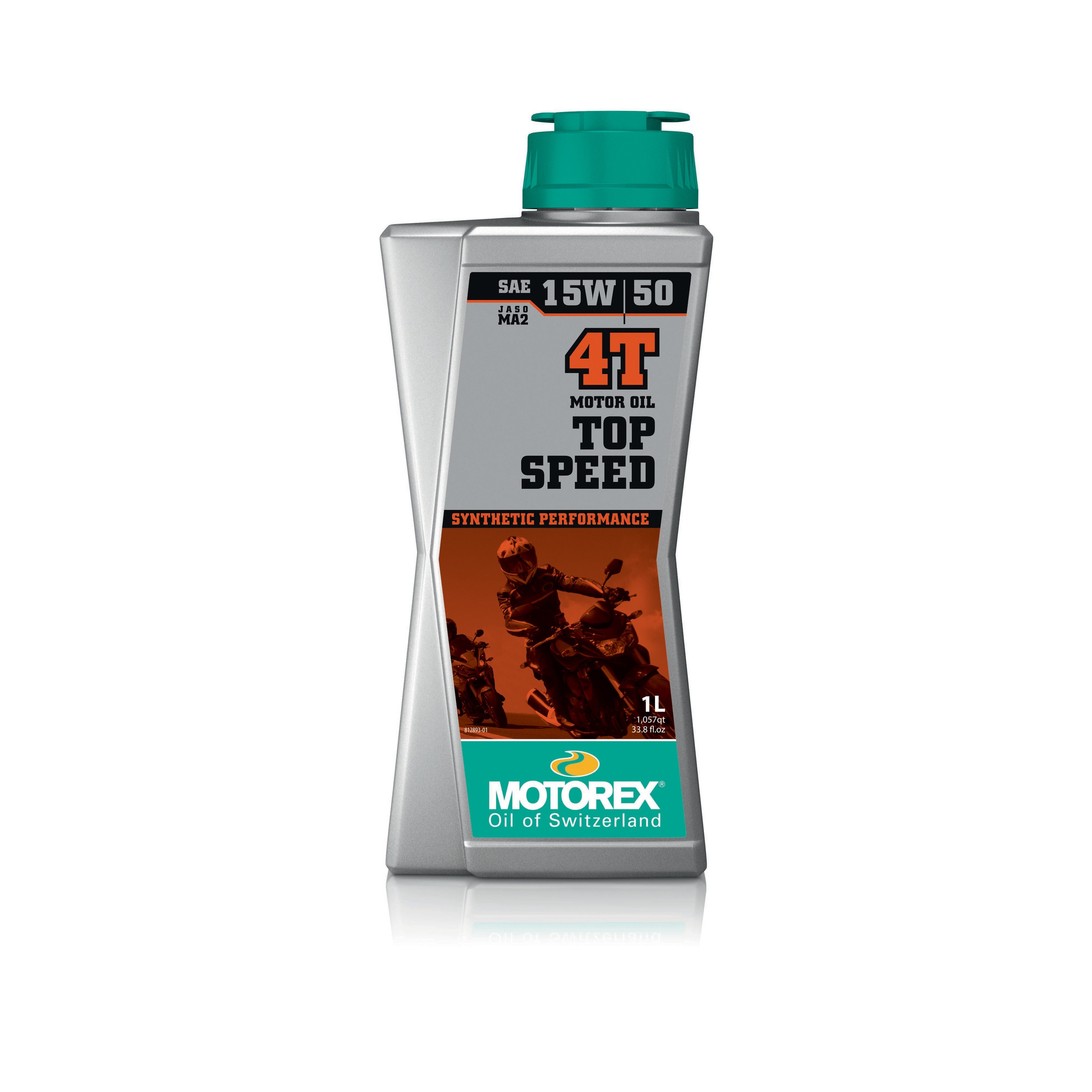 TOP SPEED MOTOR OIL 4T 15W50 1L 10/CASE - 580-1230