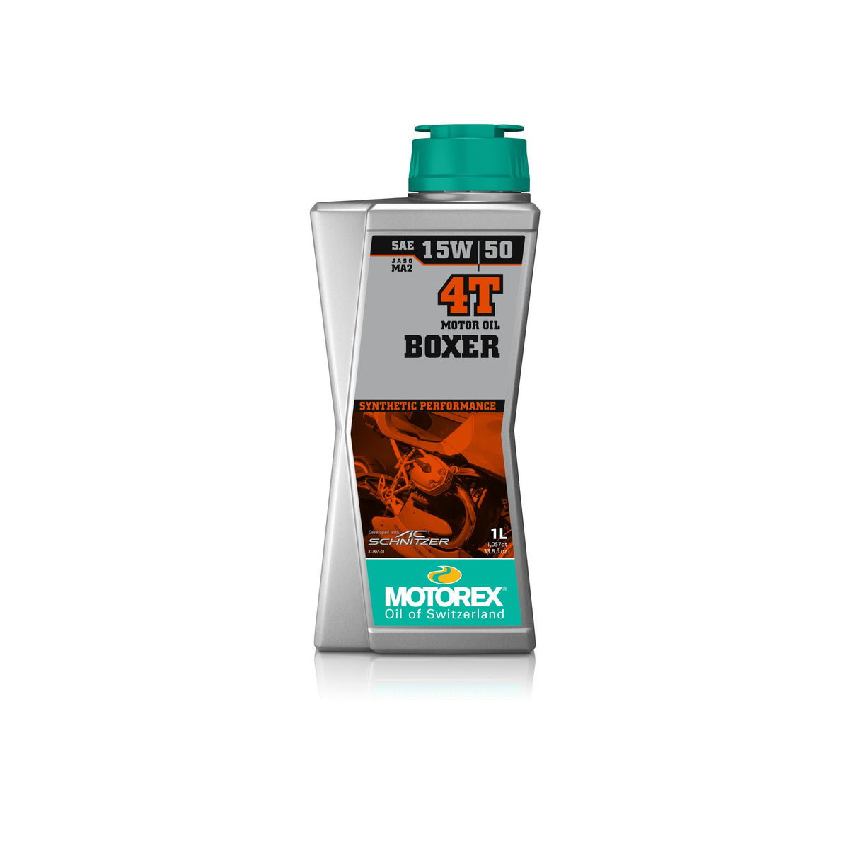 BOXER OIL 4T 15W50 1L 10/CASE - 580-1245-1