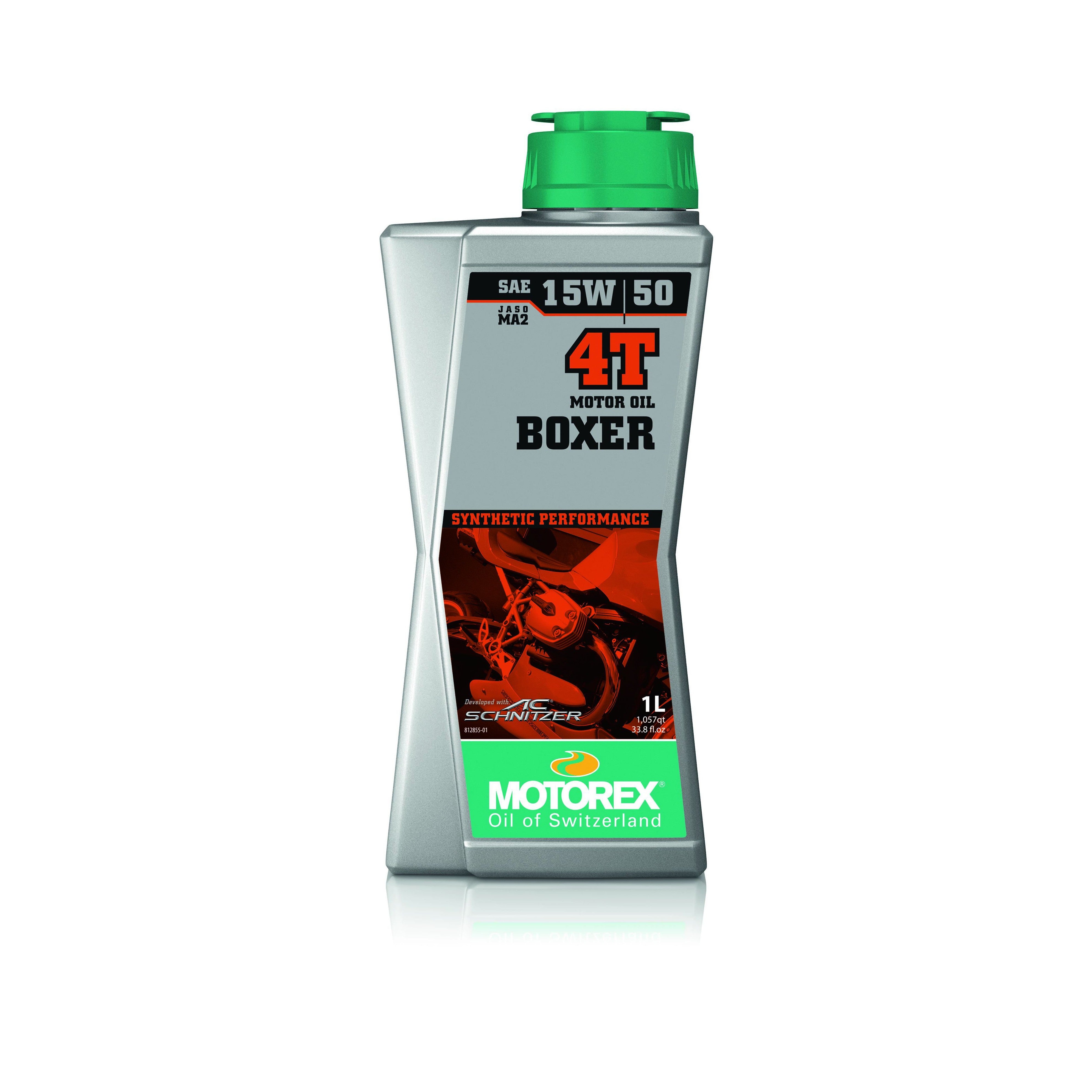 BOXER OIL 4T 15W50 1L 10/CASE - 580-1245