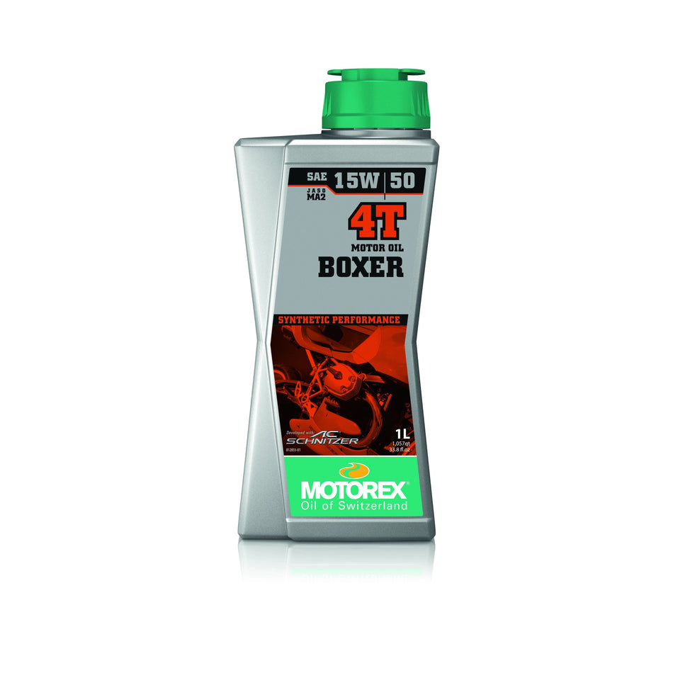 BOXER OIL 4T 15W50 1L 10/CASE - 580-1245