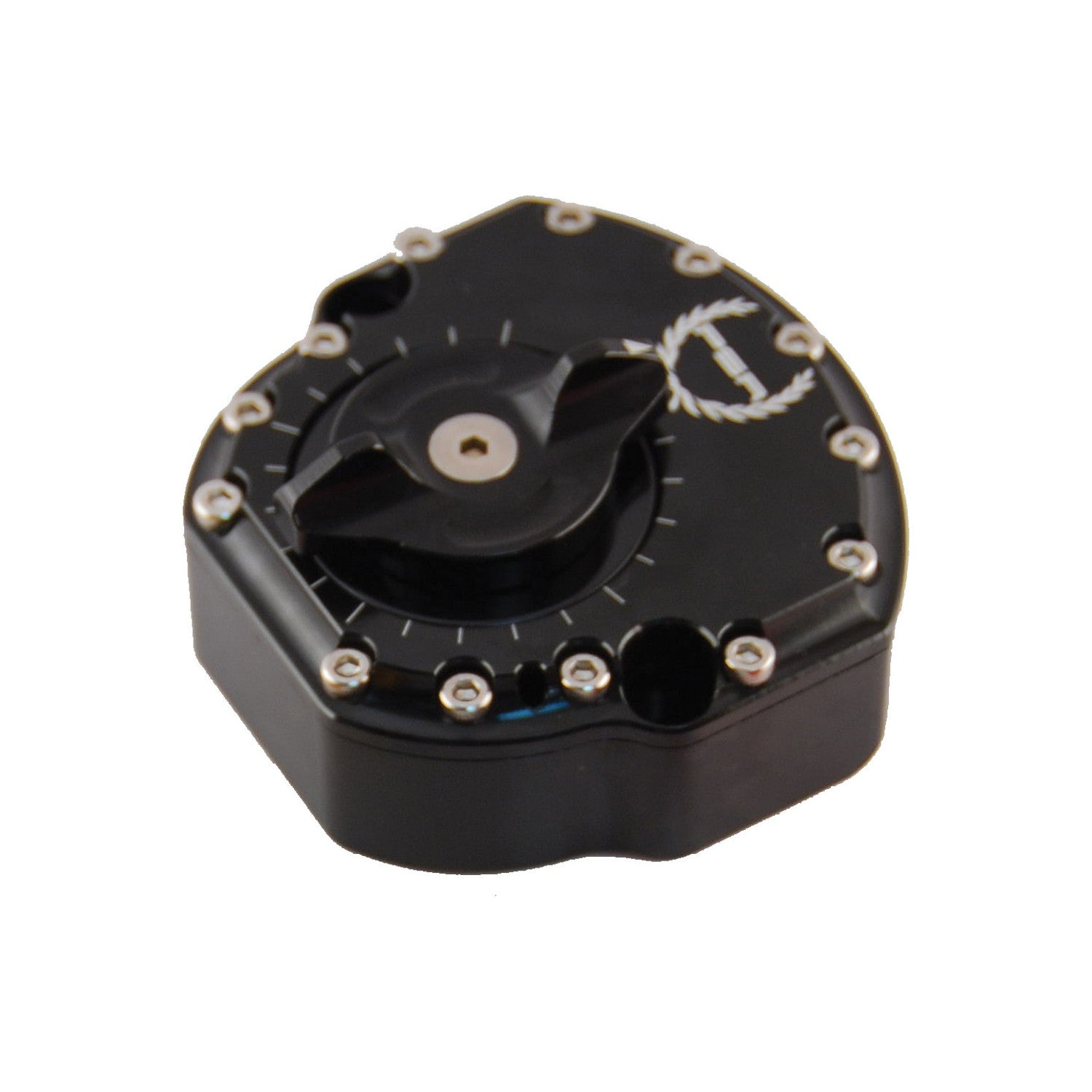 STEERING DAMPER KIT BLACK YAM - 581-7860BK