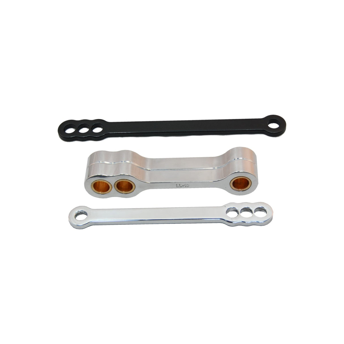 LOWERING LINK STK/1"/1.5" DROP BLACK BMW - 581-9751BK