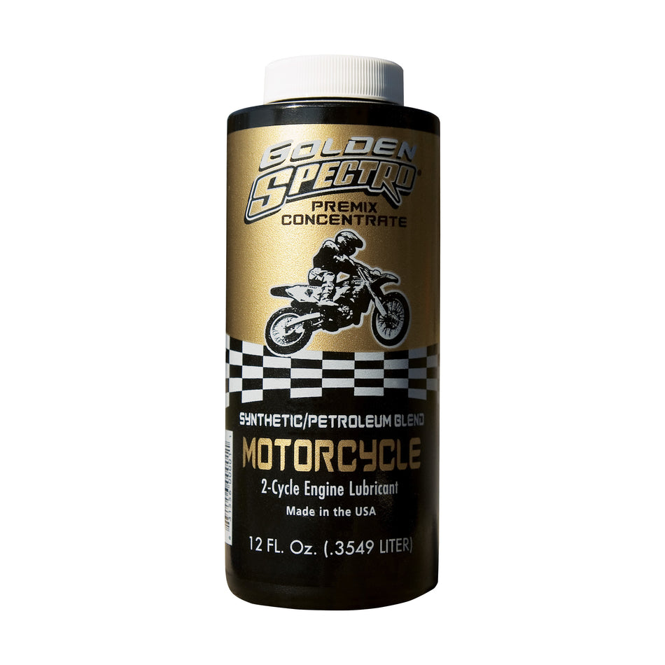 GOLDEN SPECTRO SEMI-SYN OIL 2T 12OZ PREMIX - 582-00020