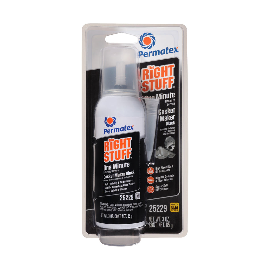 RIGHT STUFF BLACK ONE MINUTE GASKET 3 OZ - 59-9203