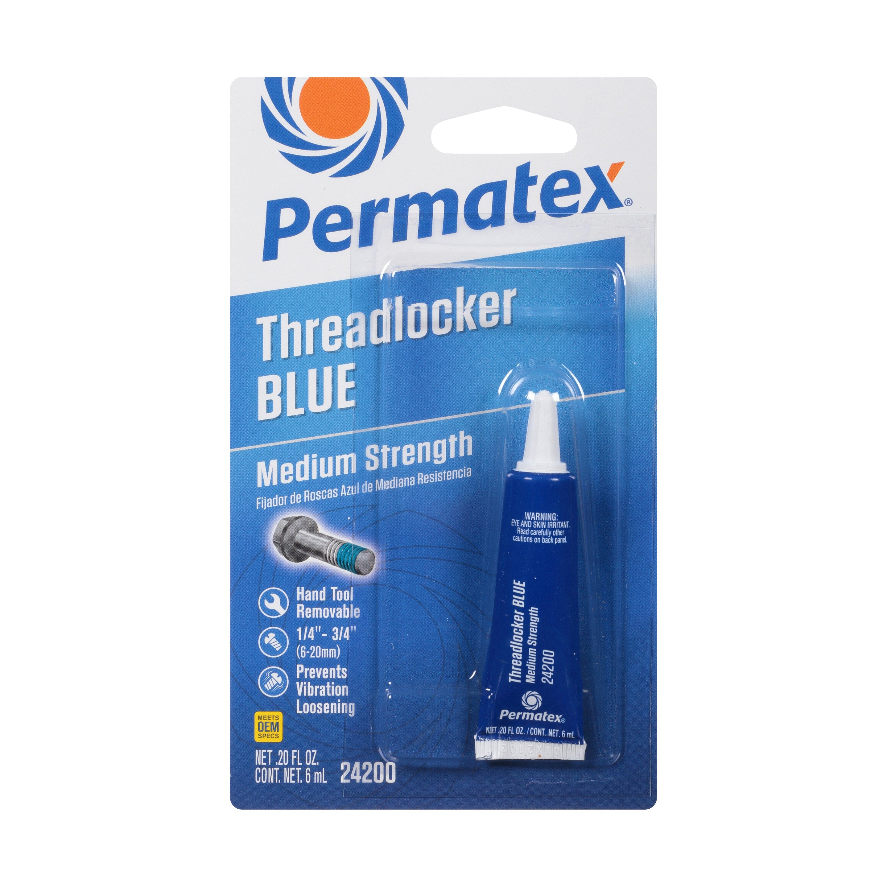 MEDIUM STRENGTH THREADLOCKER BLUE 6 ML - 59-9212