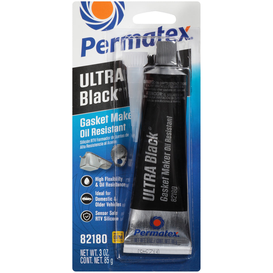 ULTRA BLACK HI-TEMP RTV SILICONE GASKET MAKER 3OZ - 59-9219