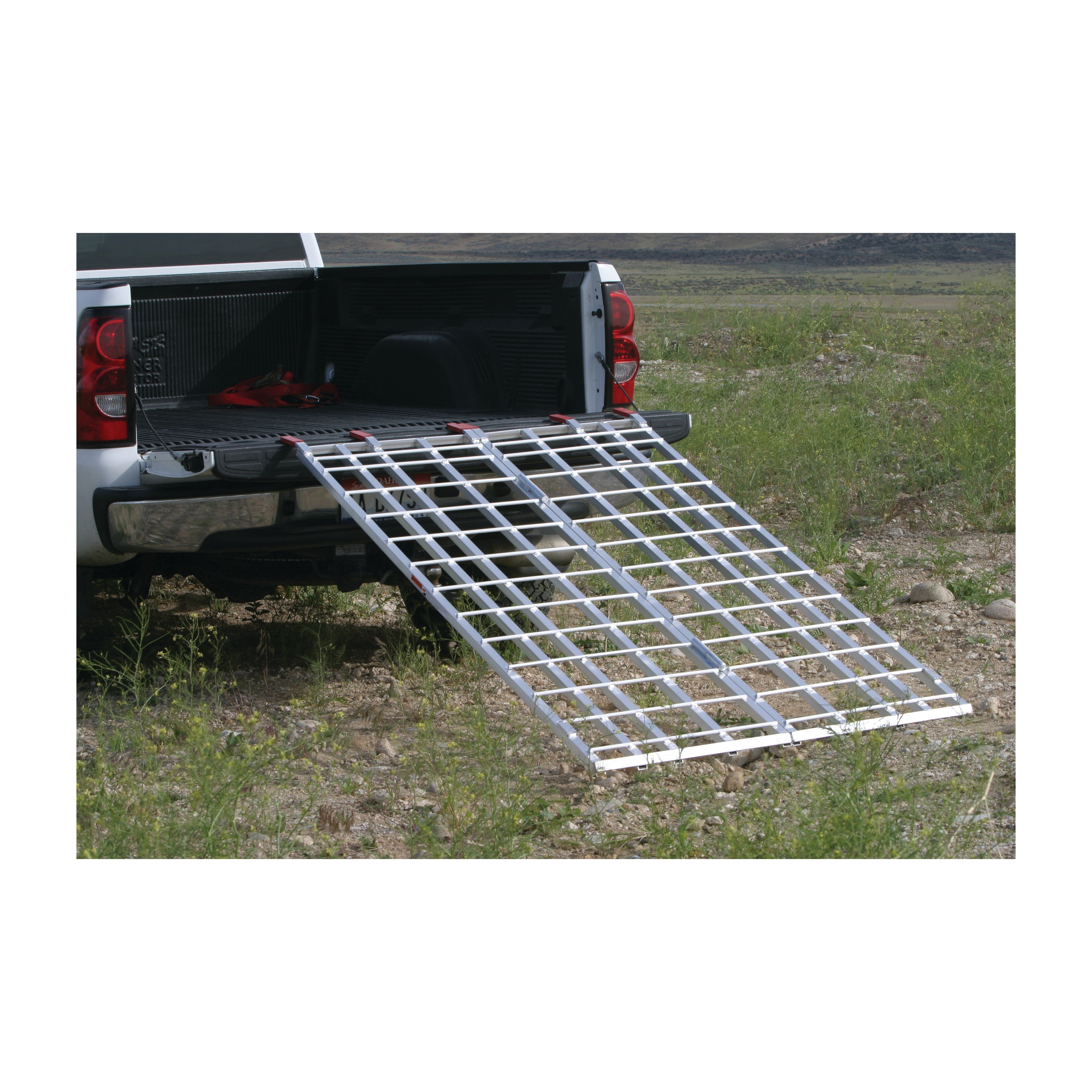 ALUMINUM BI-FOLD RAMP 1200 LBS 70" X 48" - 61-0721