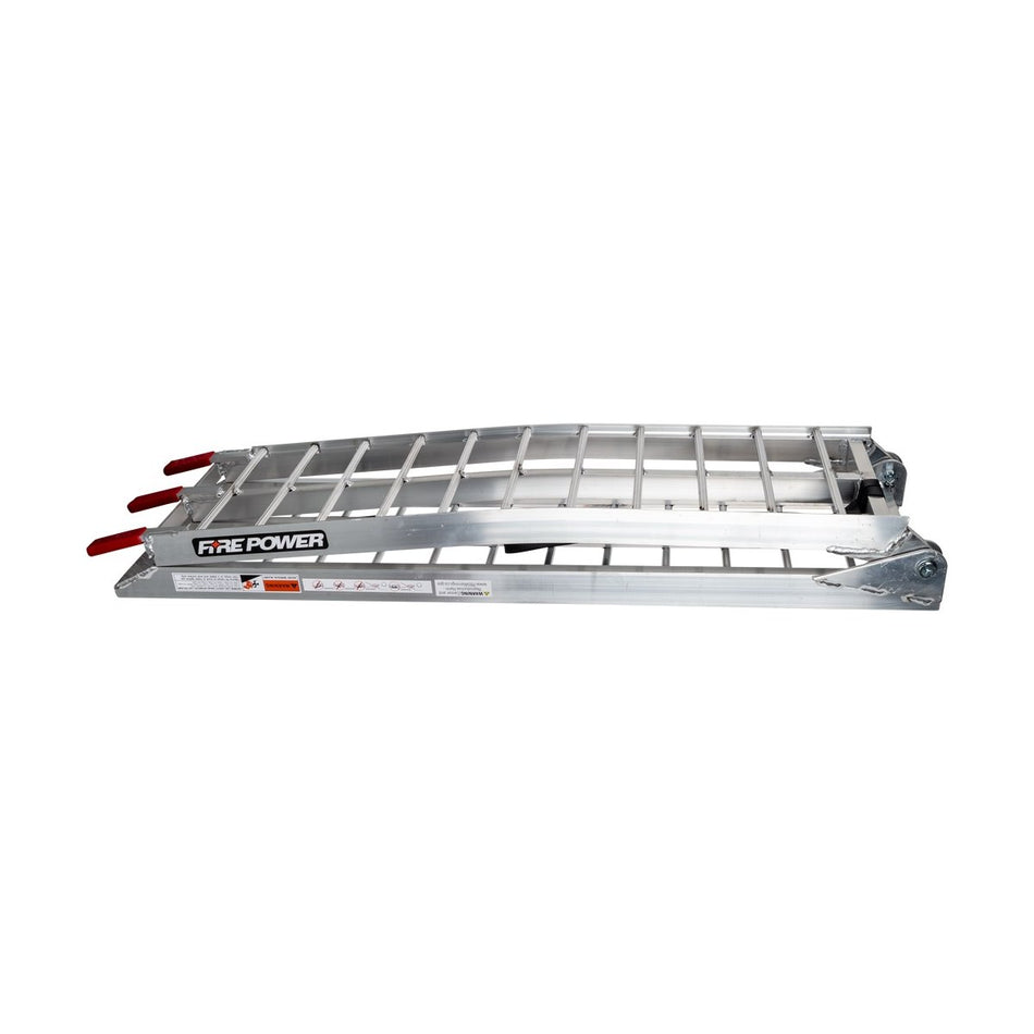 CURVED ALUMINUM RAMP 88" X 11.25" FOLDING - 61-0728