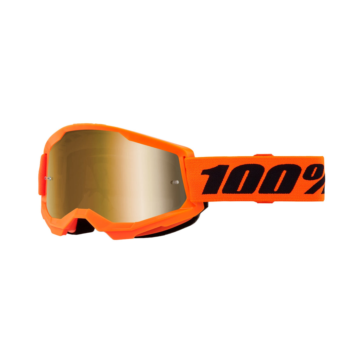 STRATA 2 GOGGLE NEON ORANGE MIRROR GOLD LENS - 610-5235