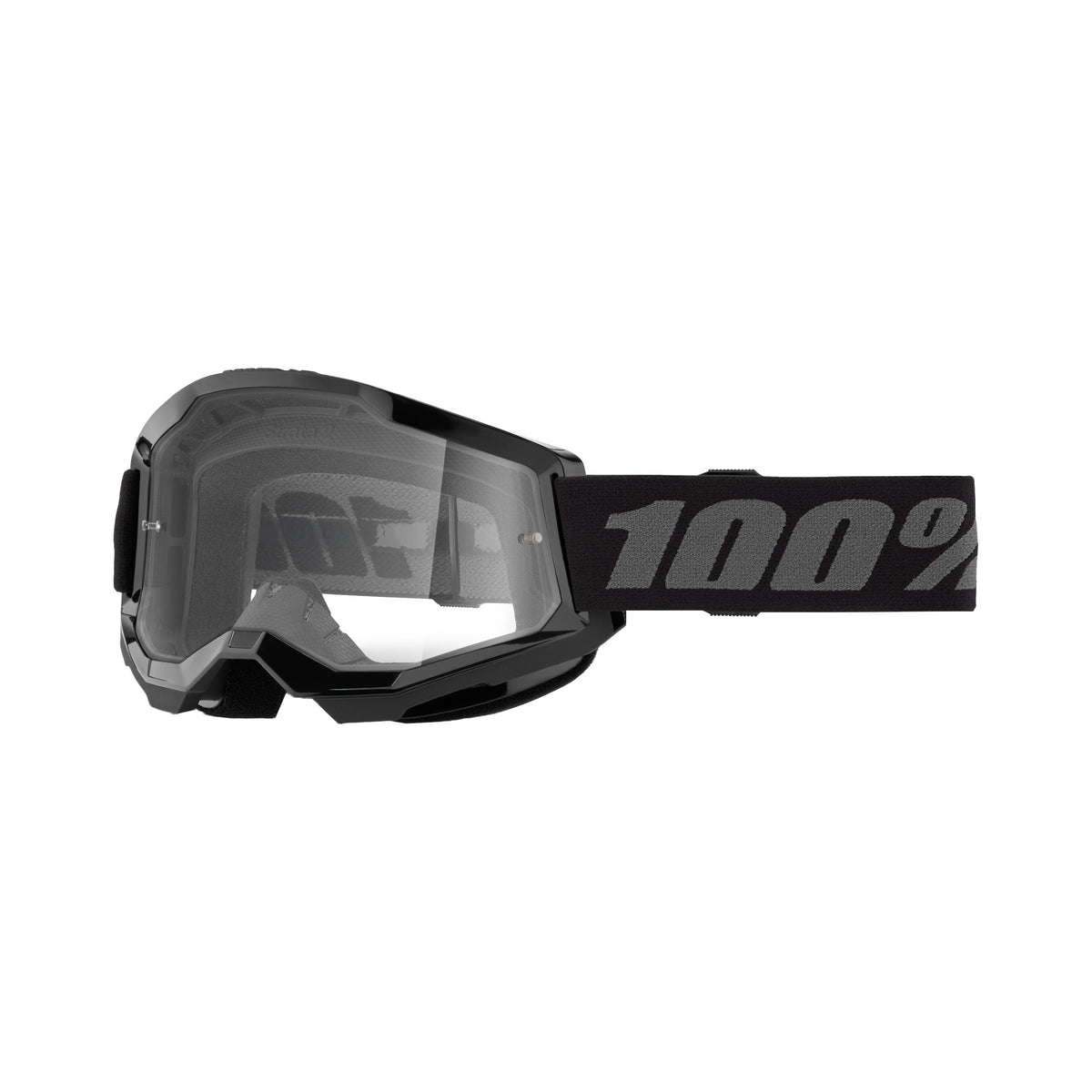 STRATA 2 JUNIOR GOGGLE BLACK CLEAR LENS - 610-5249