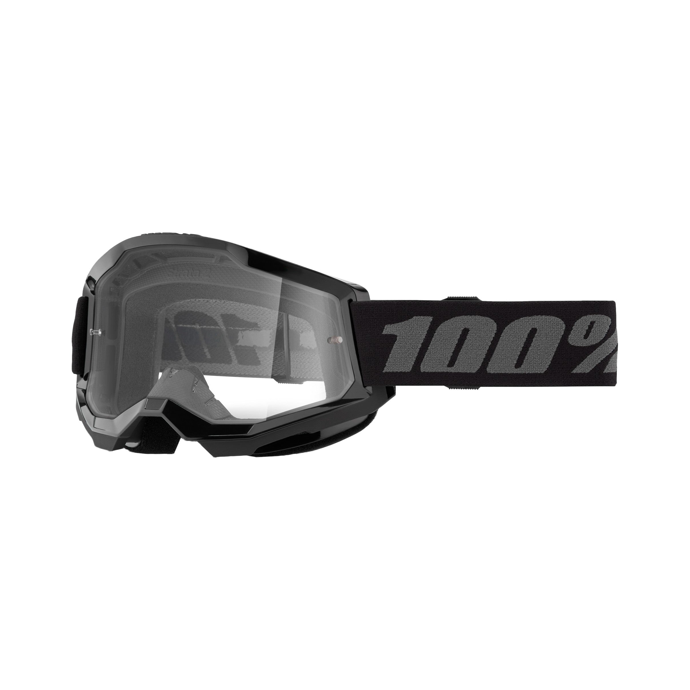 STRATA 2 JUNIOR GOGGLE BLACK CLEAR LENS - 610-5249