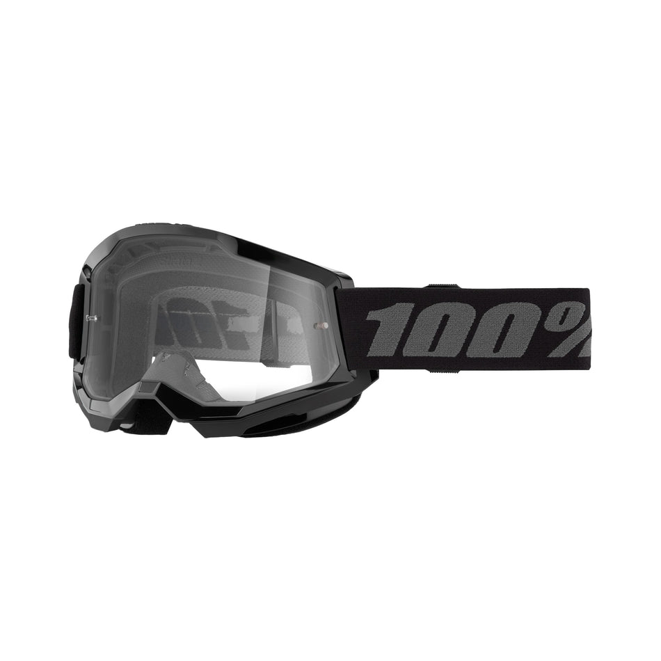 STRATA 2 JUNIOR GOGGLE BLACK CLEAR LENS - 610-5249