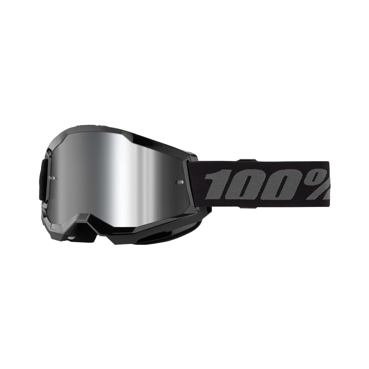 STRATA 2 JUNIOR GOGGLE BLACK MIRROR SILVER LENS - 610-5257