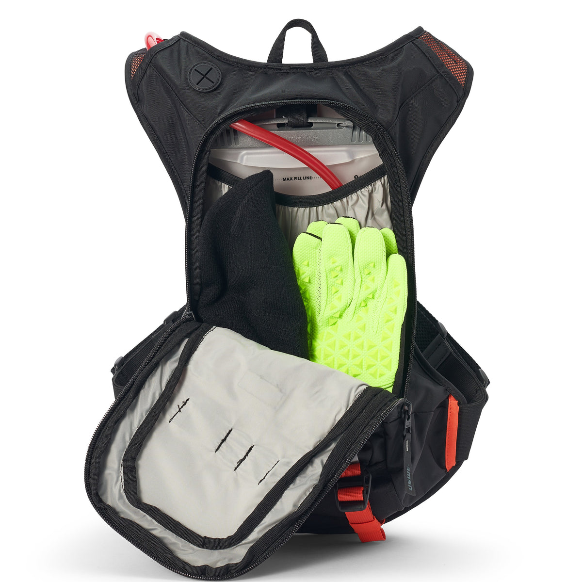 MOTO HYDRO 8L PACK 3L ELITE PNP BLACK/ORANGE - 62-03014-3