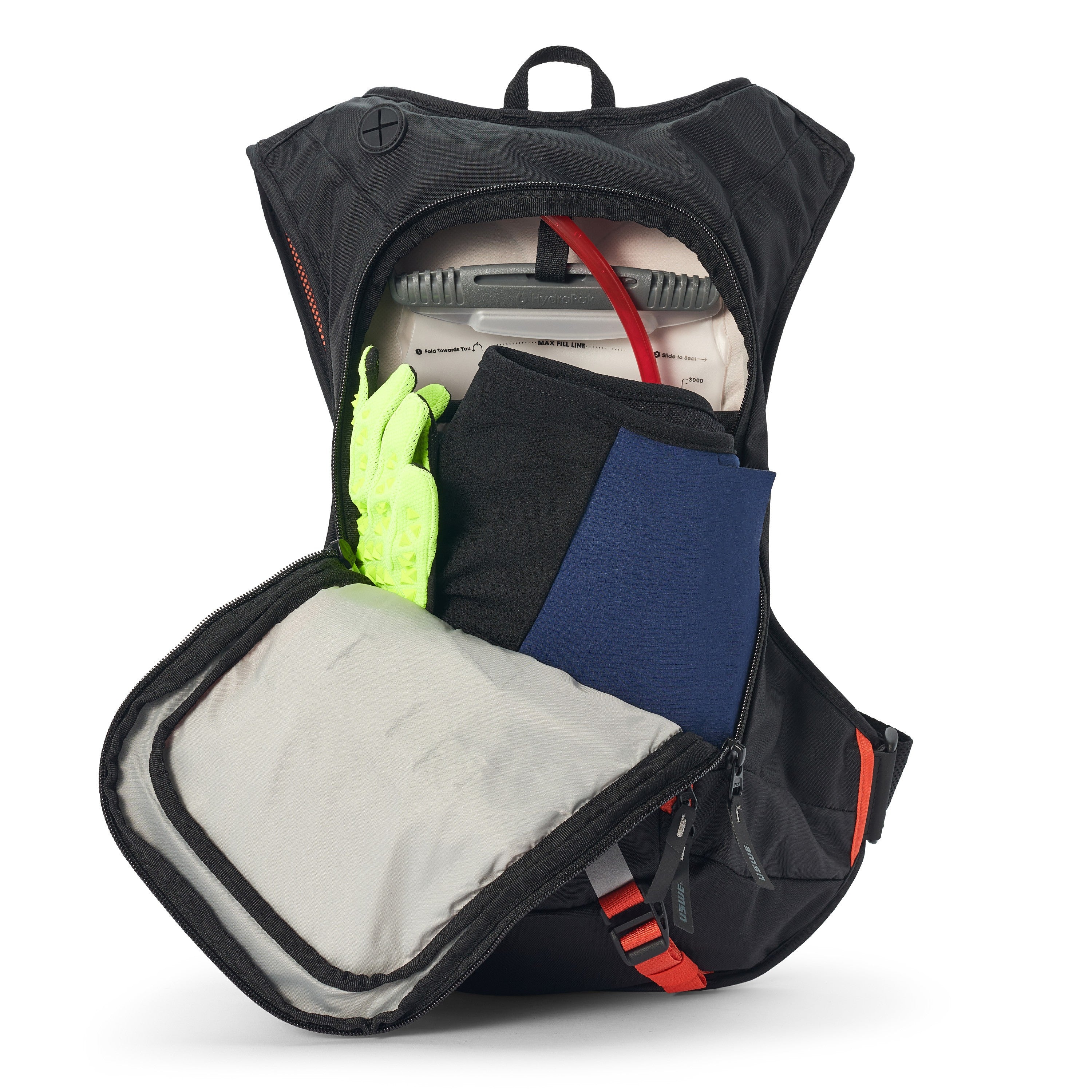MOTO HYDRO 12L PACK 3L ELITE PNP BLACK/ORANGE - 62-03018-3